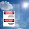 Signmission Sodium Hypochlorite-Hipoclorito De Sodio Danger Sign, Vinyl Decal, 7in W x 10in L, 2PK OS-2PACK-DS-D-710-VS-2042 - alternate 5